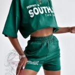 Komplet sportowy South SH butelkowa zieleń
