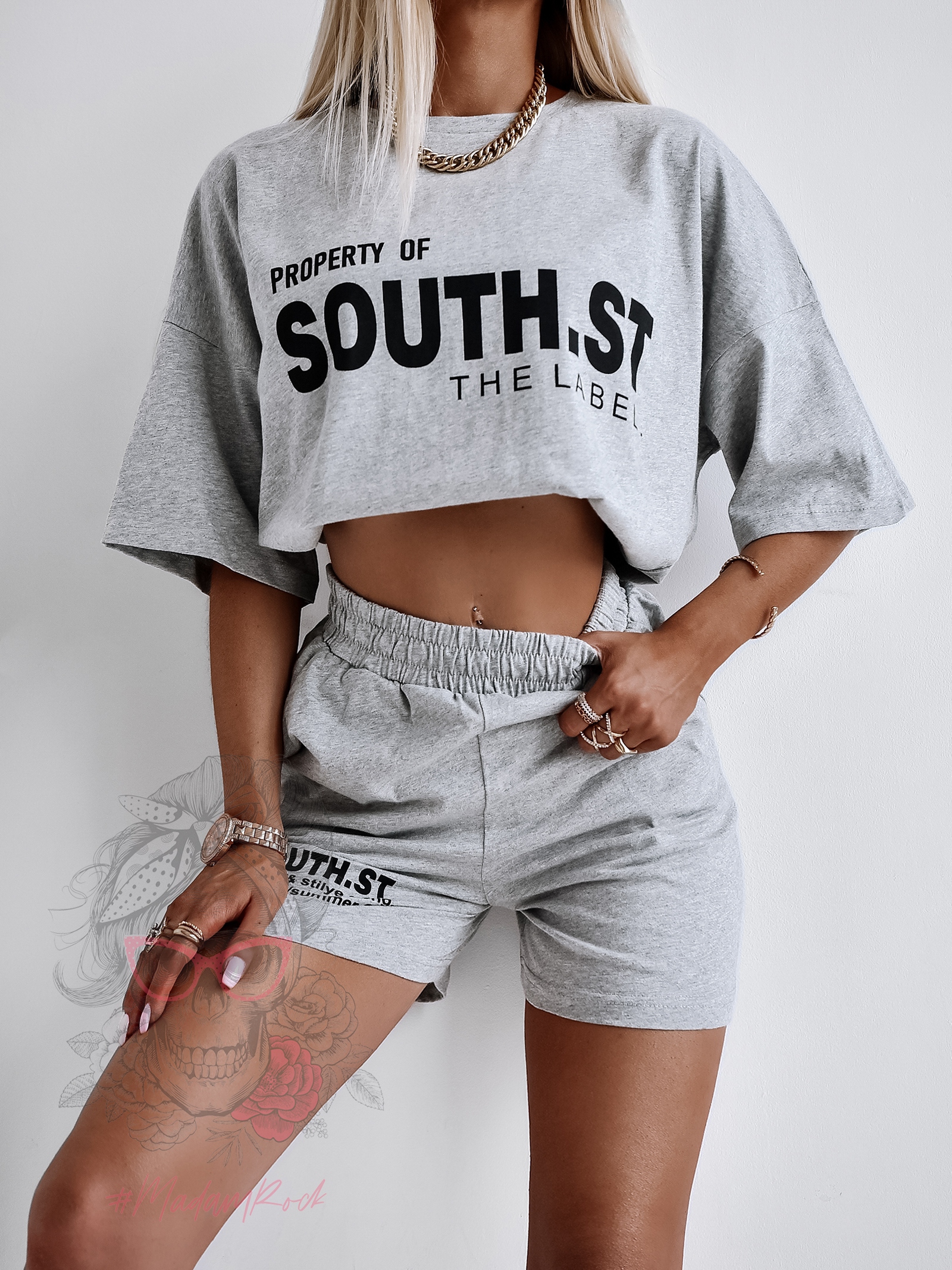 Komplet sportowy South SH szary