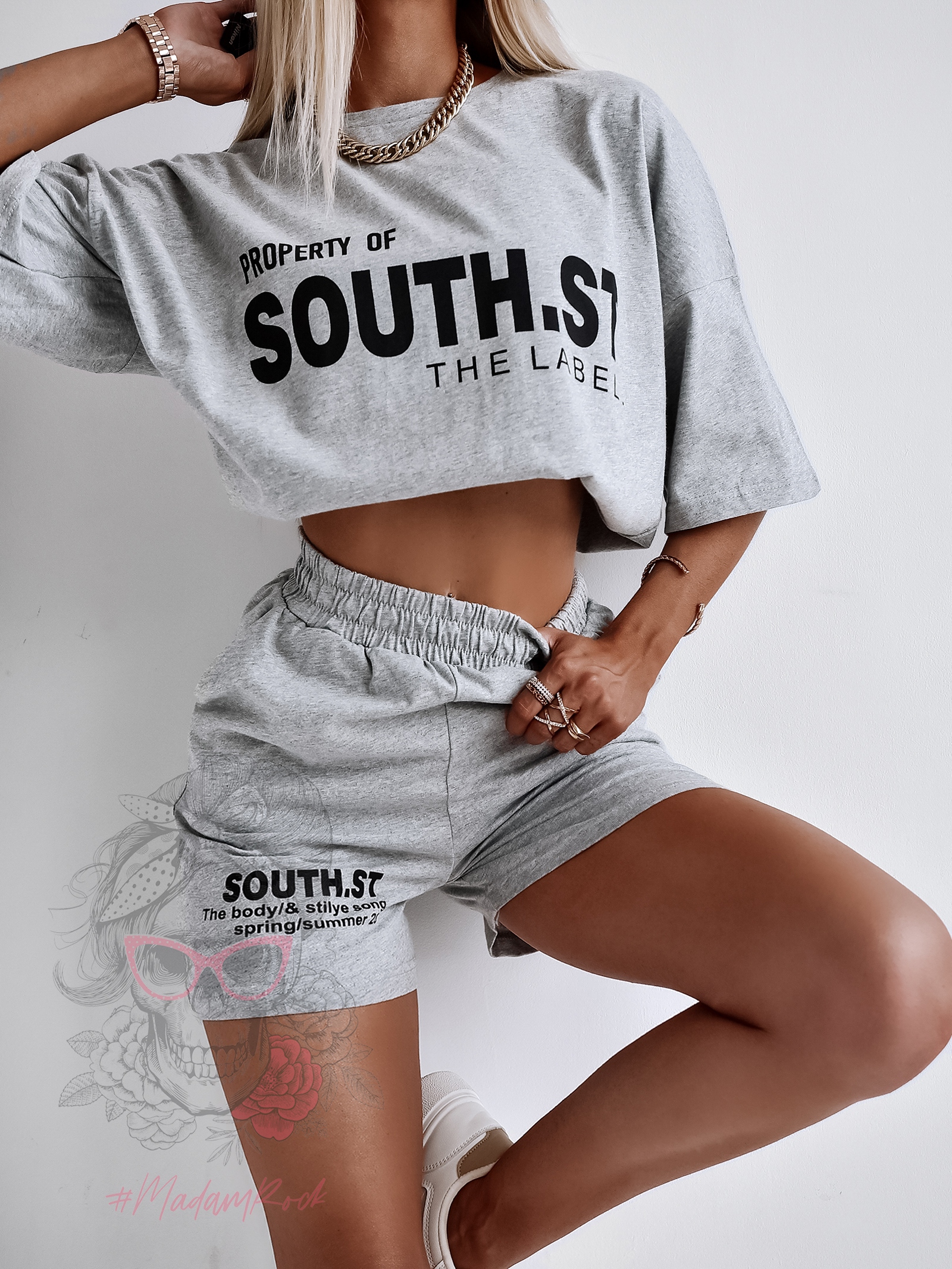 Komplet sportowy South SH szary