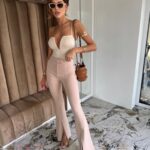 Body na ramiączka Toes beżowe