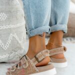 Sandały boho Madam Cherio c. beżowe