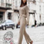 Komplet ażurowy Moneco złoty