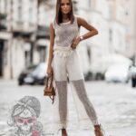 Komplet siateczkowy Osito ecru