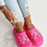 Sandały chodaki Rock Wanna Be With You fuksja