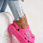 Sandały chodaki Rock Wanna Be With You fuksja