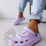 Sandały chodaki Rock Wanna Be With You lila