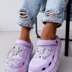Sandały chodaki Rock Wanna Be With You lila