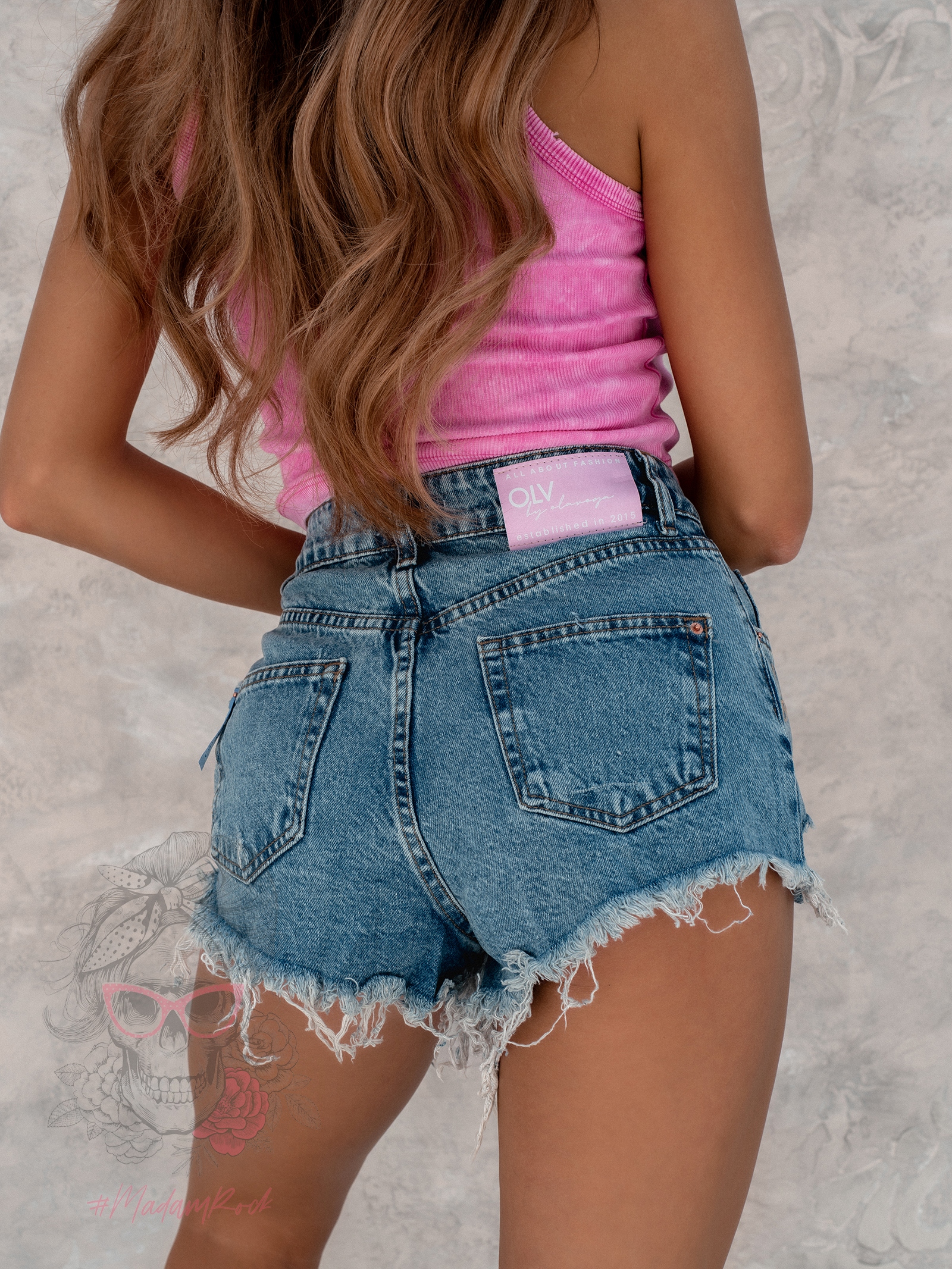 Spodenki jeansowe FREZEE OLAVOGA niebieskie Spodenki jeansowe FREZEE OLAVOGA niebieskie