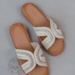 Klapki płaskie Madam Bolle beżowe