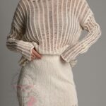 Komplet ażurowy Piter ecru