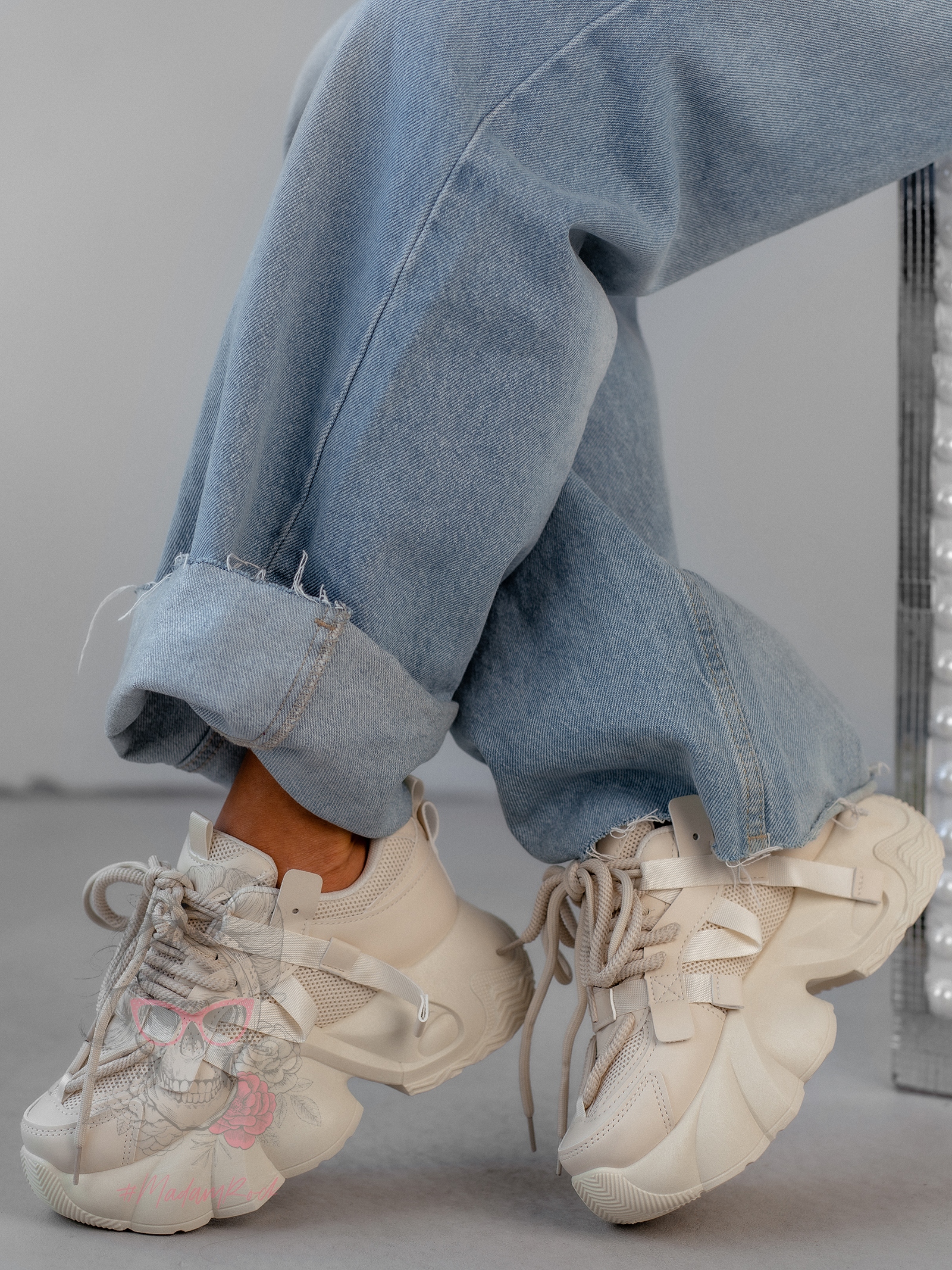 Sneakersy Rock Orpe jasnobeżowe Sneakersy Rock Orpe jasnobeżowe