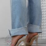 Klapki eleganckie Madam Cosmopolitan złote