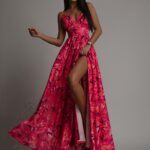 Sukienka maxi NB Viki różowa