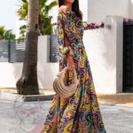 Sukienka szyfonowa NB Essa kolorowa maxi