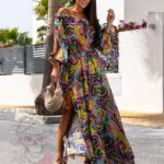 Sukienka szyfonowa NB Essa kolorowa maxi