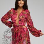 Komplet body plus spódnica Lorca różowy