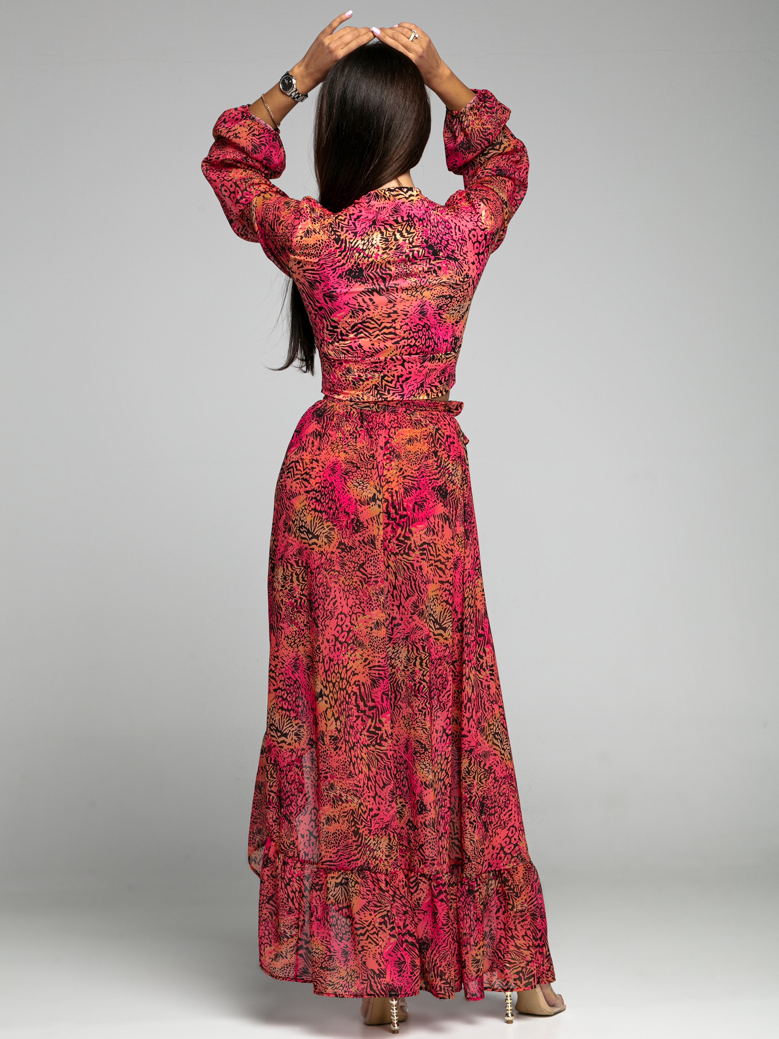 Komplet body plus spódnica Lorca różowy Komplet body plus spódnica Lorca różowy