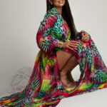 Komplet body + spódnica NB Vacay kolorowy