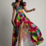 Komplet bluzka + spódnica NB VACAY kolorowy