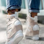 Sneakersy Madam Krua biało-beżowe