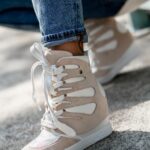 Sneakersy Madam Krua biało-beżowe