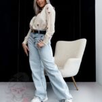 Spodnie jeansowe Gers niebieskie