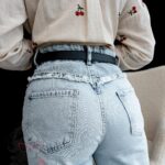 Spodnie jeansowe Gers niebieskie