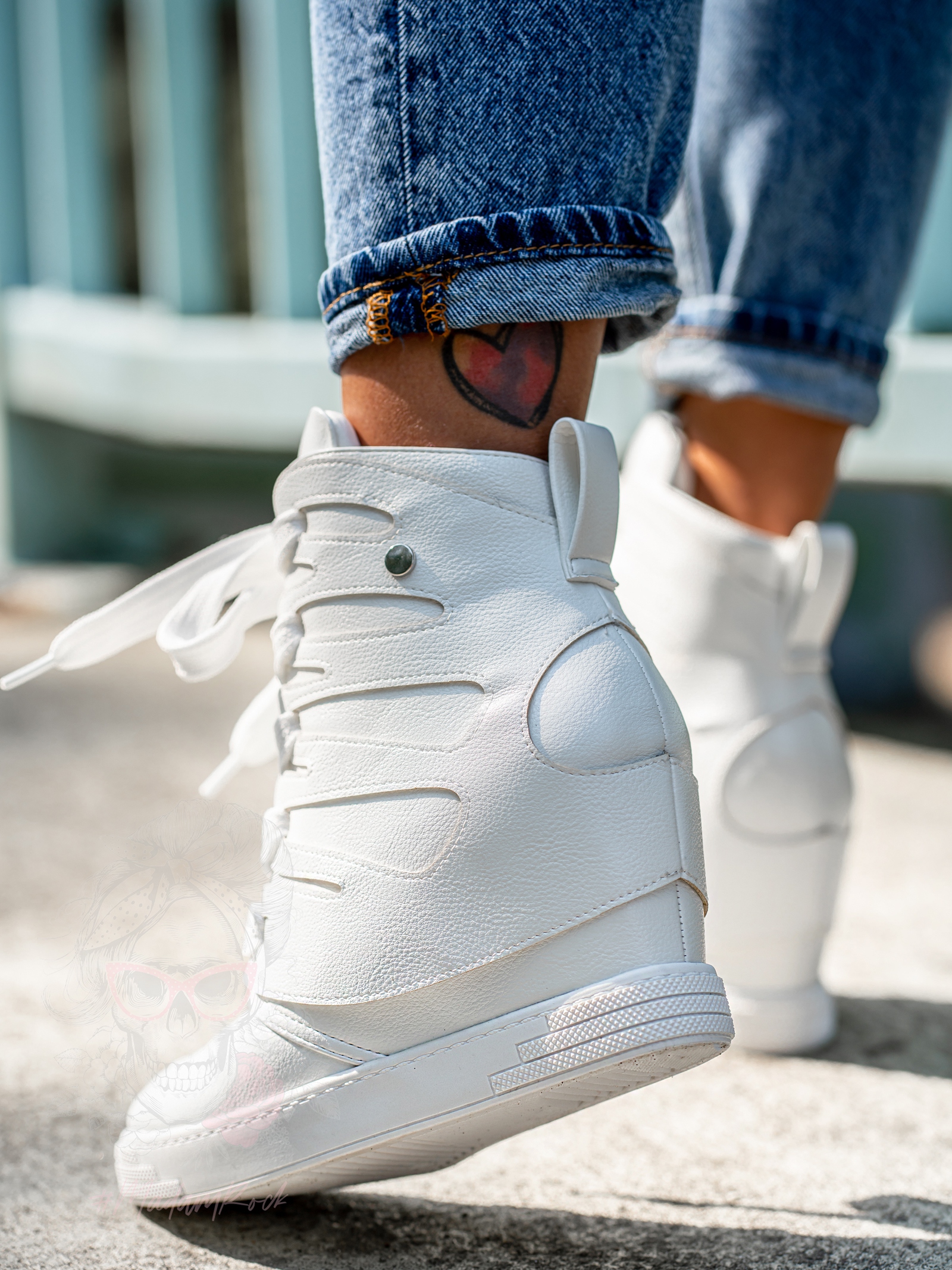 Sneakersy Madam Krua białe Sneakersy Madam Krua białe