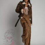 Spodnie cargo Toss karmelowe