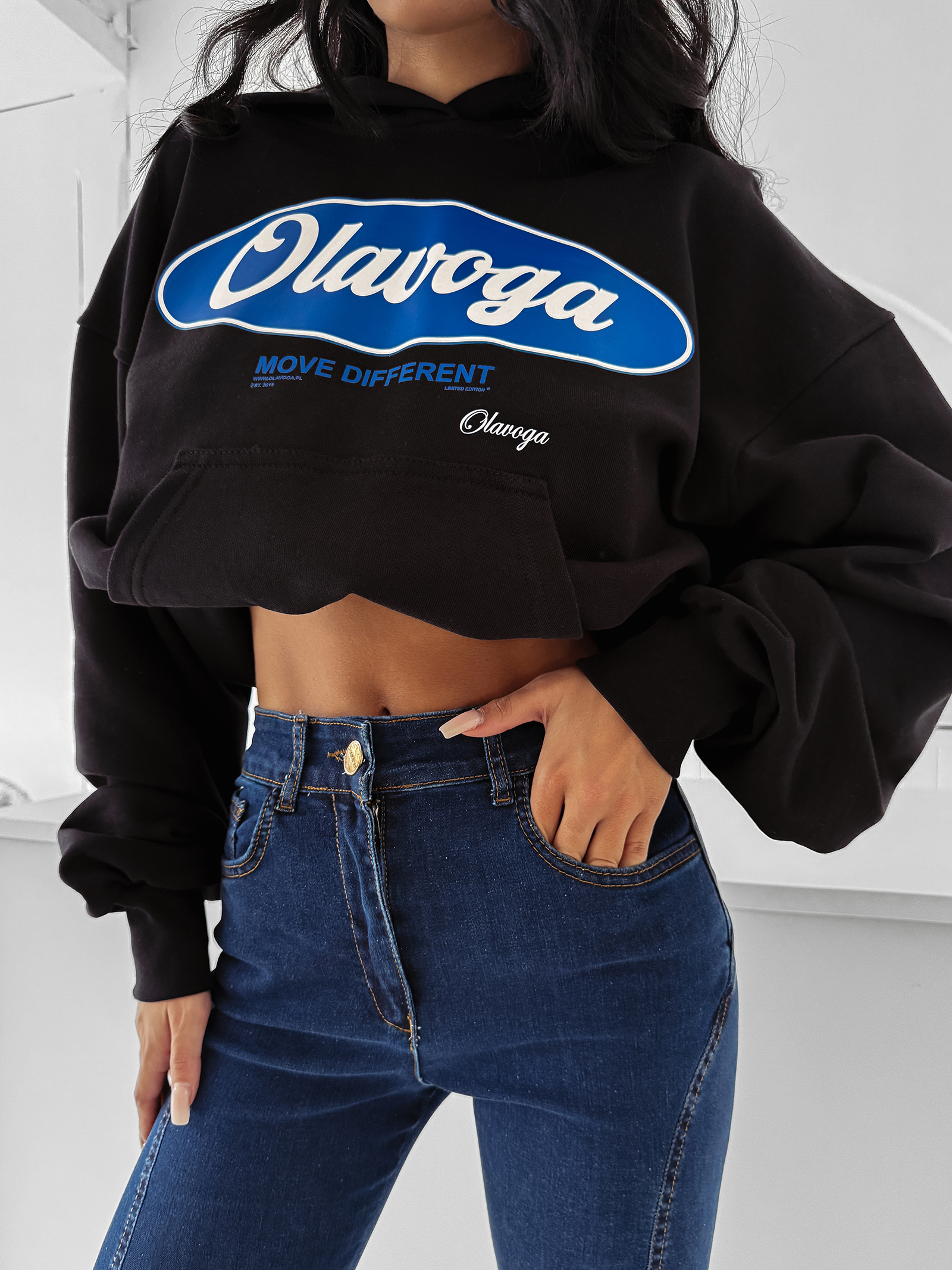 Bluza z kapturem AUTUMN MUSE OLAVOGA czarna