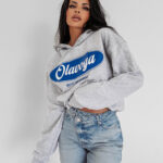 Bluza z kapturem AUTUMN MUSE OLAVOGA szara