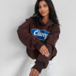 Bluza z kapturem AUTUMN MUSE OLAVOGA brązowa