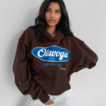 Bluza z kapturem AUTUMN MUSE OLAVOGA brązowa