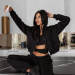 Bluza z kapturem OVERCAST OLAVOGA czarna