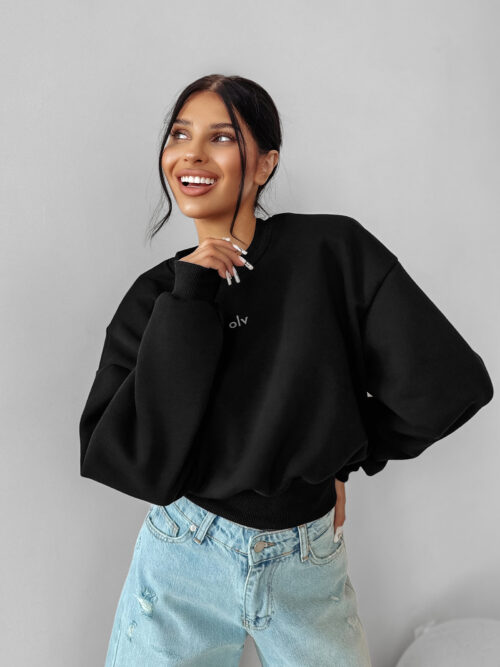 Bluza crewneck OLAVOGA TAKEDOWN czarna