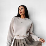 Bluza crewneck OLAVOGA TAKEDOWN beżowa