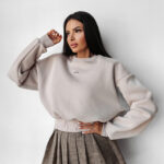 Bluza crewneck OLAVOGA TAKEDOWN beżowa