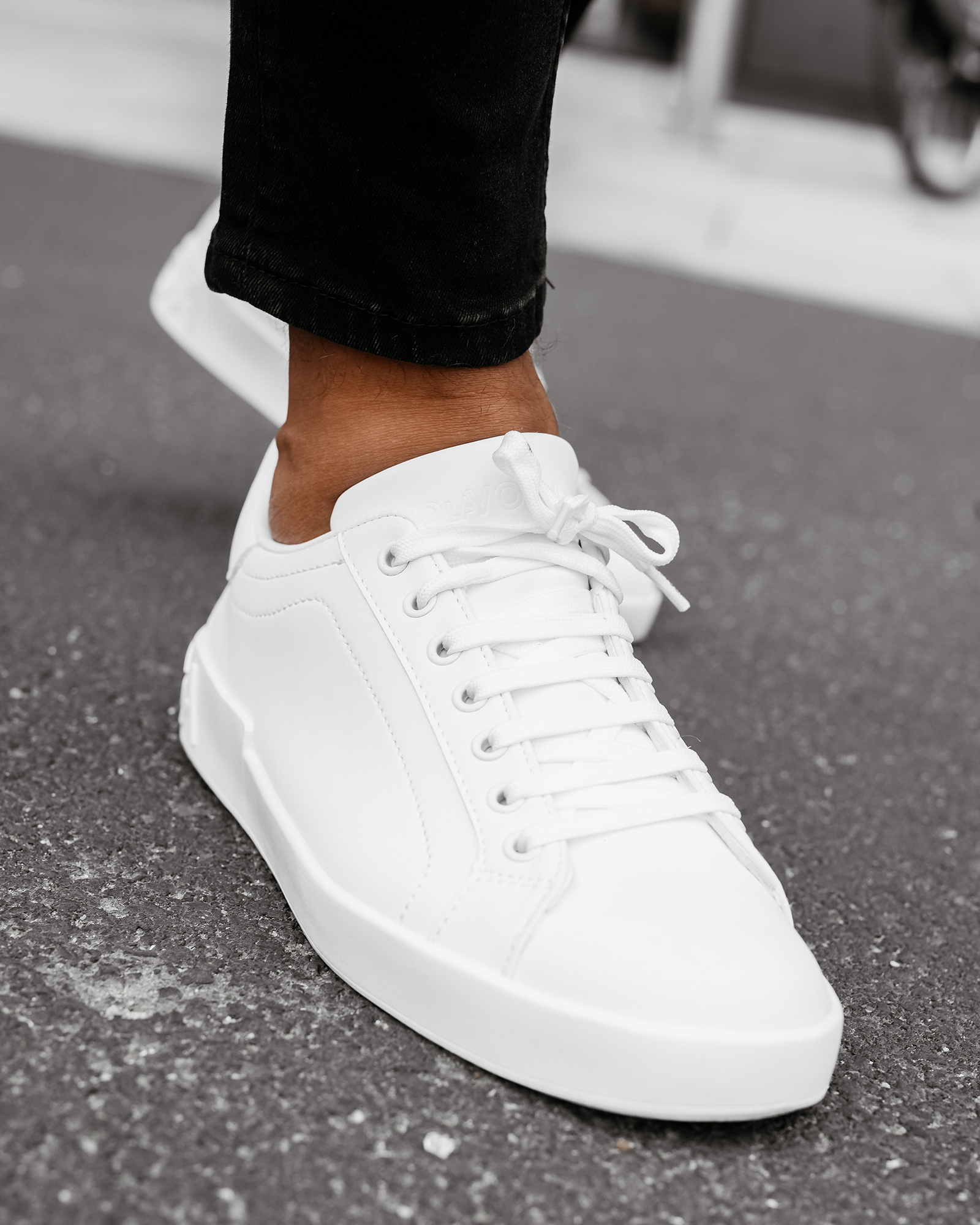 Buty sneakersy męskie PRIVE OLAVOGA ecru Buty sneakersy męskie PRIVE OLAVOGA ecru