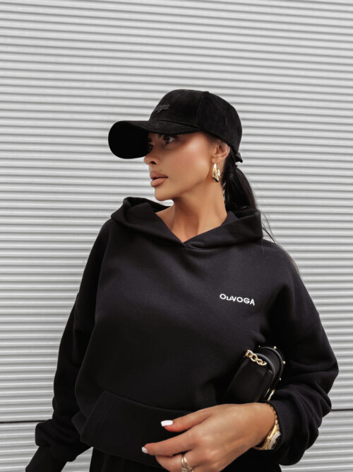 Czapka z daszkiem damska OLAVOGA VIROIC czarna