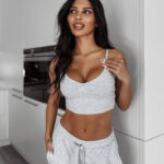 Komplet bawełniany DEW OLAVOGA szary