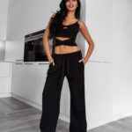 Komplet bawełniany DEW OLAVOGA czarny