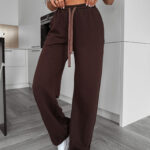 Komplet bawełniany DEW OLAVOGA brązowy