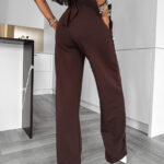 Komplet bawełniany DEW OLAVOGA brązowy