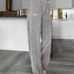 Komplet welurowy HERVEST VELVET OLAVOGA szary