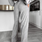 Komplet welurowy HERVEST VELVET OLAVOGA szary