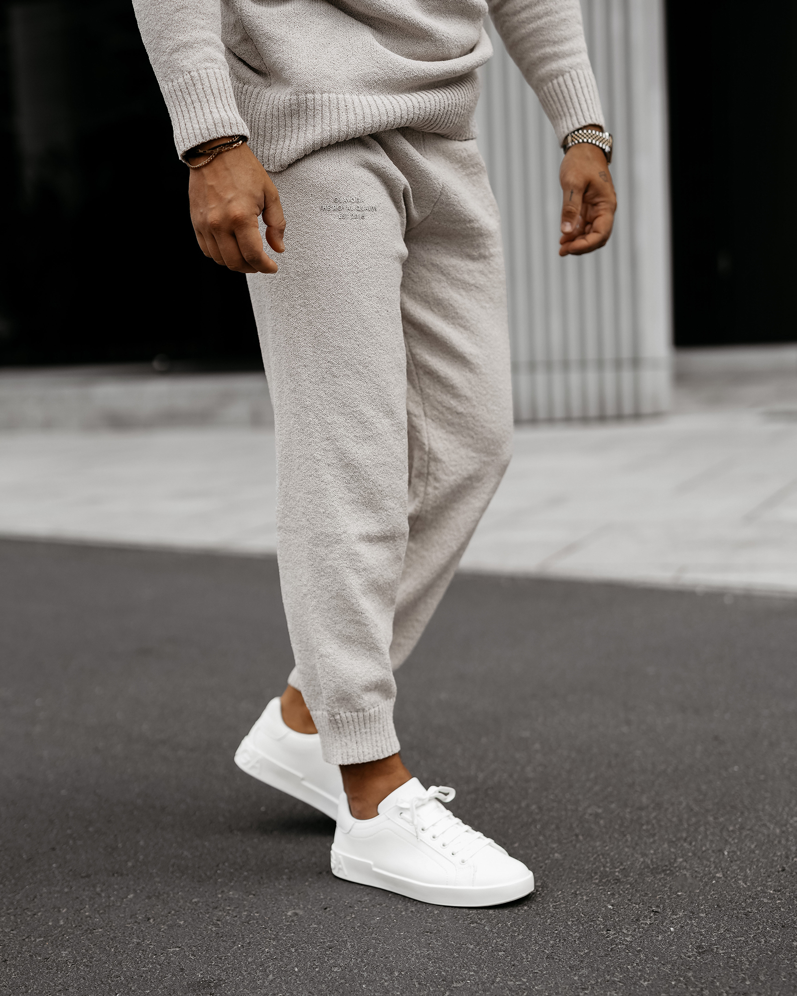 Komplet sweterkowy męski OLLAN OLAVOGA szary Komplet sweterkowy męski OLLAN OLAVOGA szary