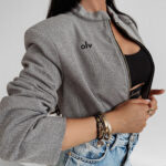 Kurtka casualowa DUSKY CHARM OLAVOGA szara