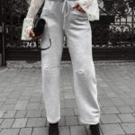 Spodnie damskie dresowe OLAVOGA BIRCH szare