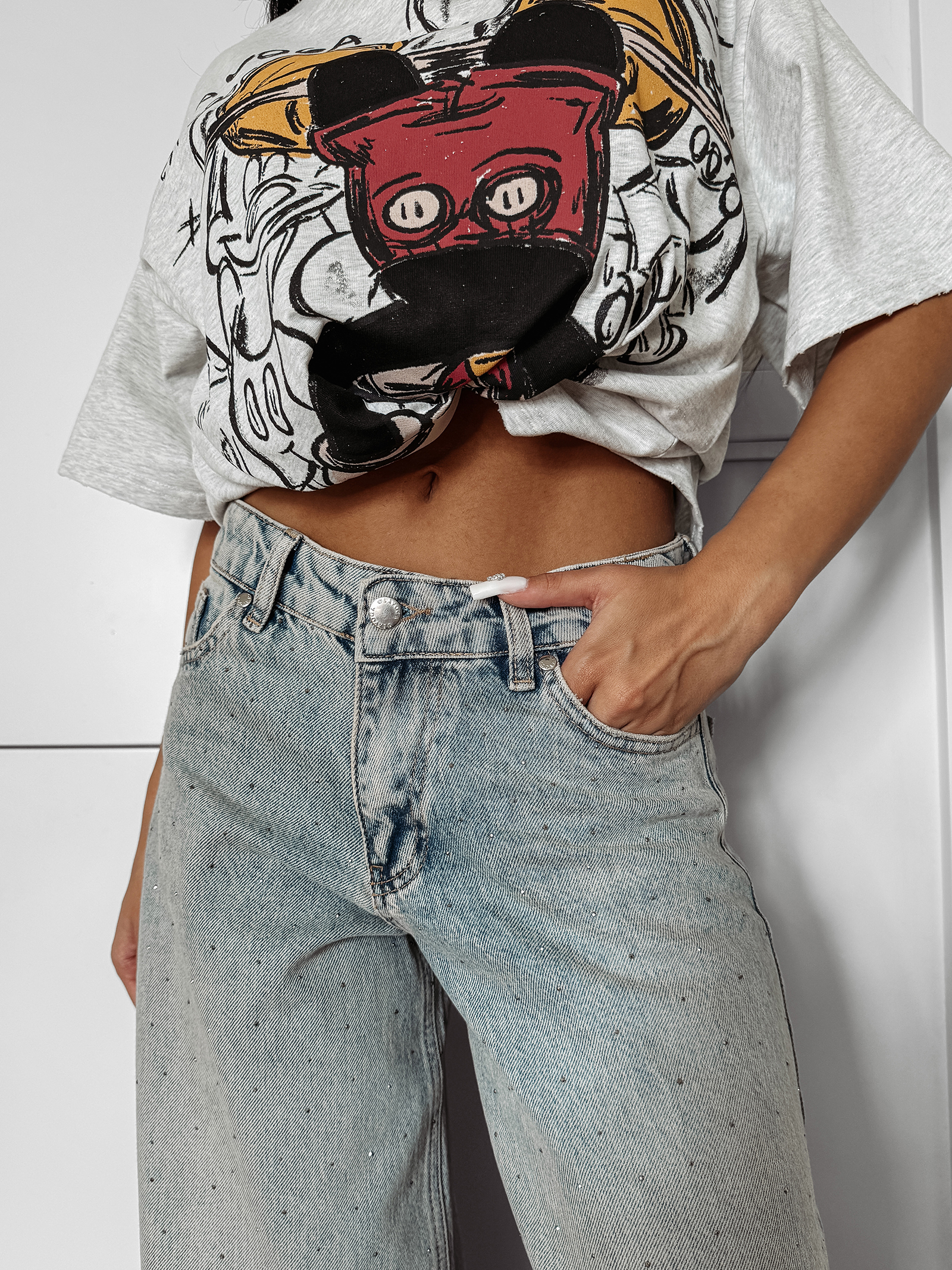 Spodnie jeansowe FASOLITA OLAVOGA niebieskie Spodnie jeansowe FASOLITA OLAVOGA niebieskie