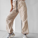 Spodnie cargo RAINY DAY OLAVOGA beżowe